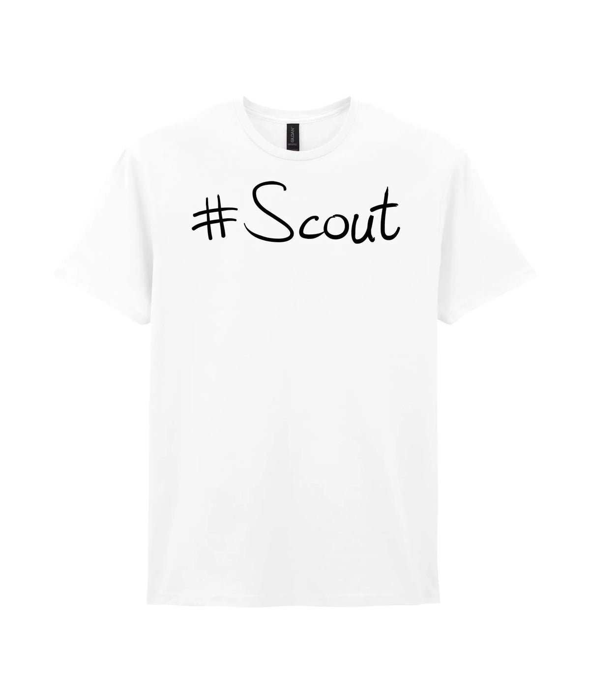 Scout T-Shirt — white t-shirt, size XX Large, on a white background