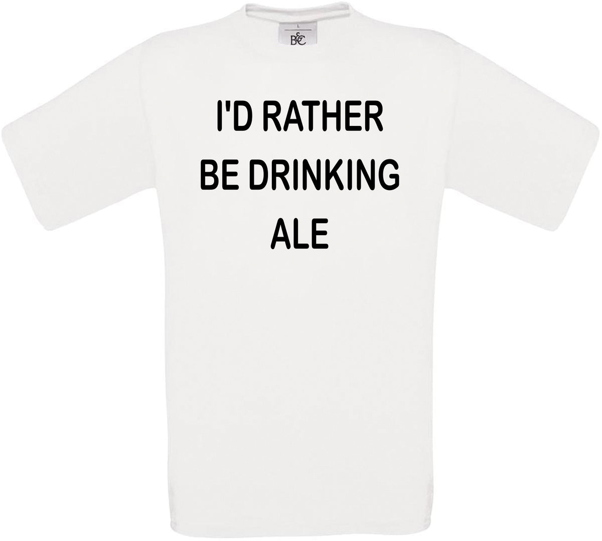 I'd Rather Be Drinking Ale Crew Neck T-Shirt