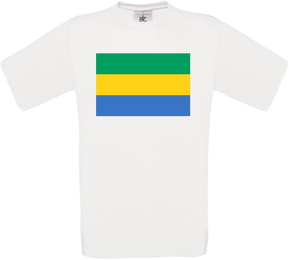 Gambia Standard Flag Crew Neck T-Shirt