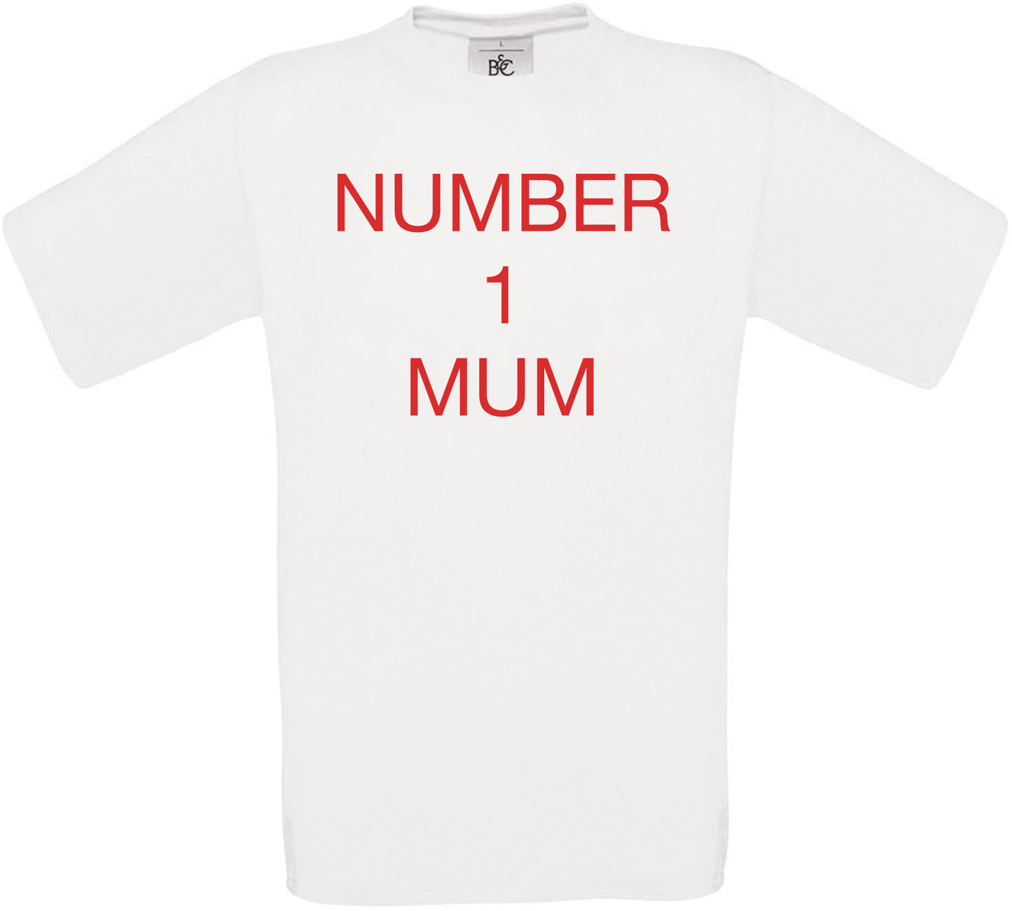 Number 1 Mum Crew Neck T-Shirt