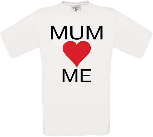 Mum Heart Me Crew Neck T-Shirt