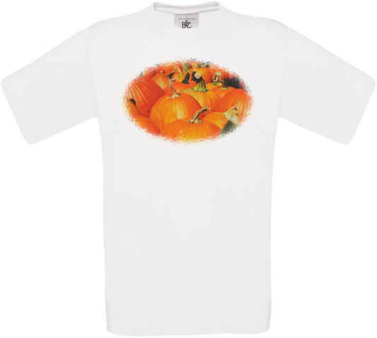 Pumpkins Field Crew Neck T-Shirt