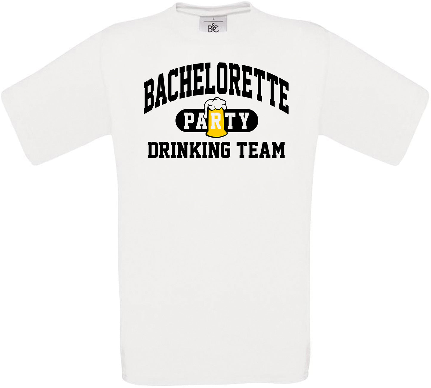 Bachelortte Party Drinking Team Crew Neck T-Shirt