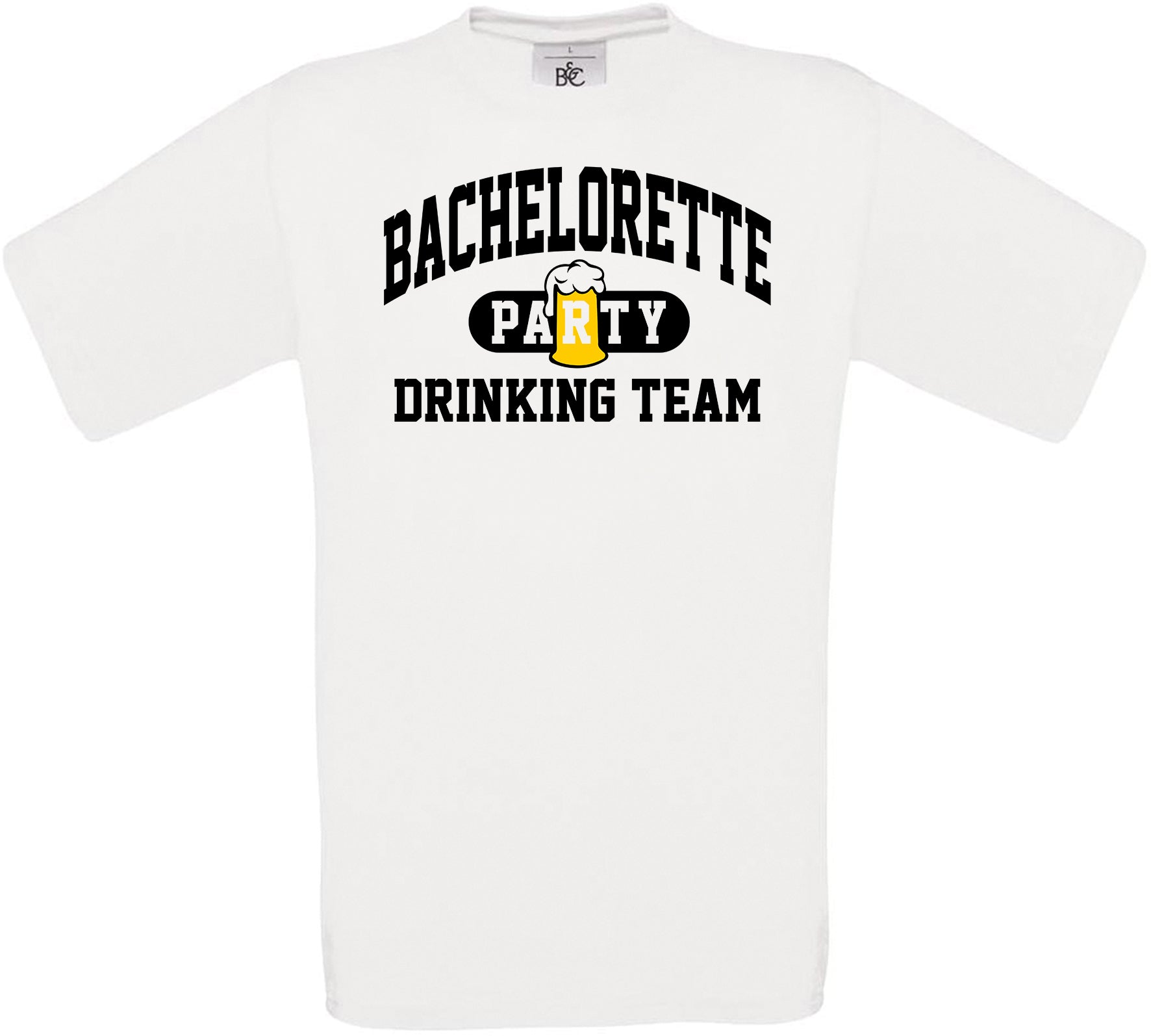 Bachelortte Party Drinking Team Crew Neck T-Shirt