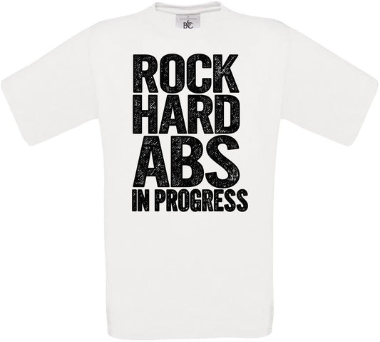 Rock Hard Abs In Progress Crew Neck T-Shirt