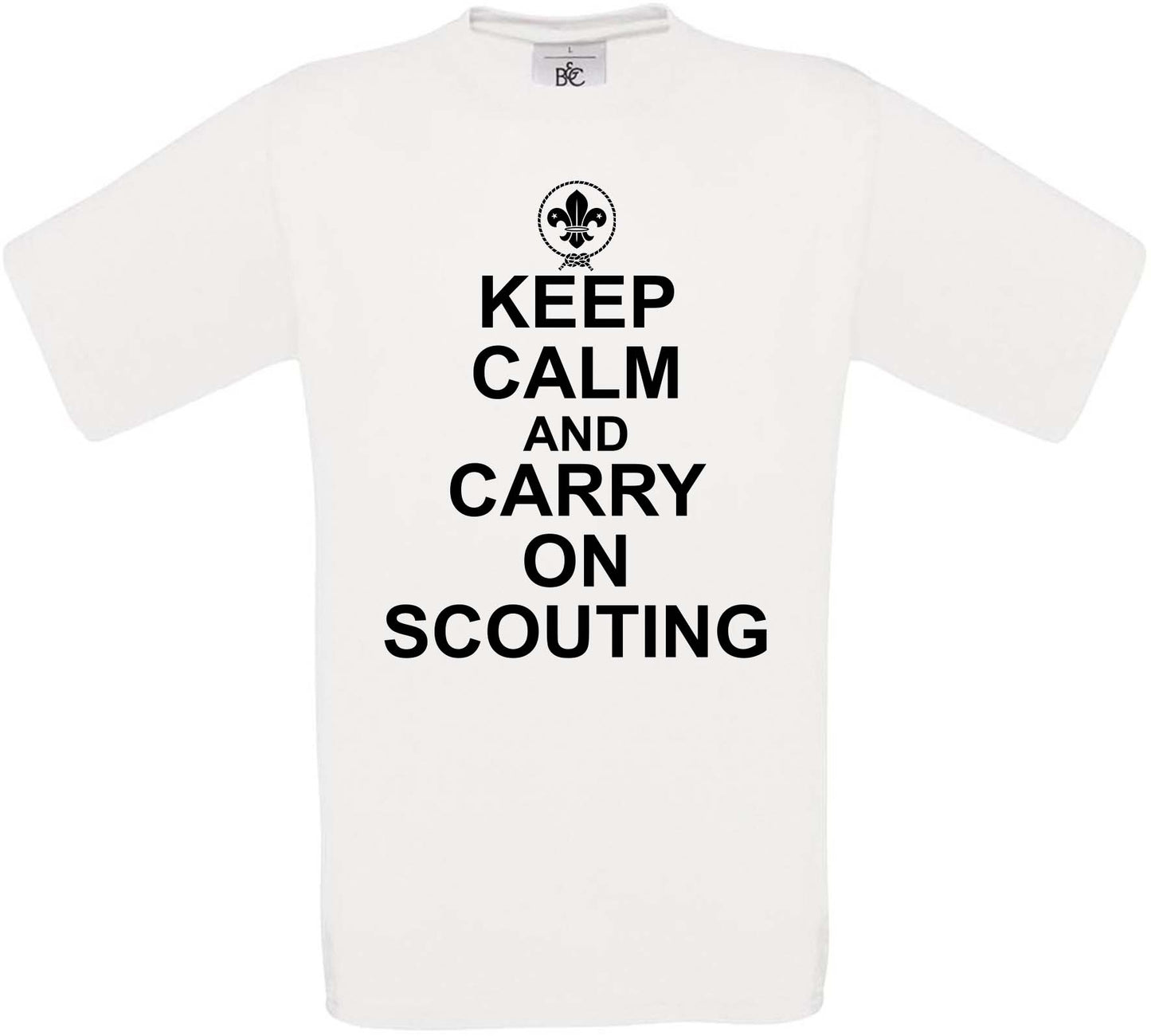 Keep Calm and Carry on Scouting Crew Neck T-Shirt