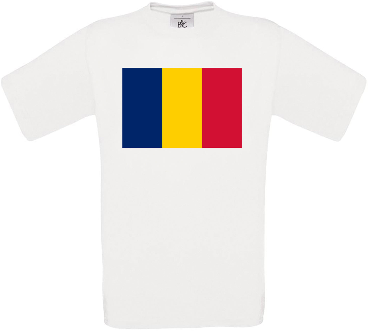 Chile Standard Flag Crew Neck T-Shirt