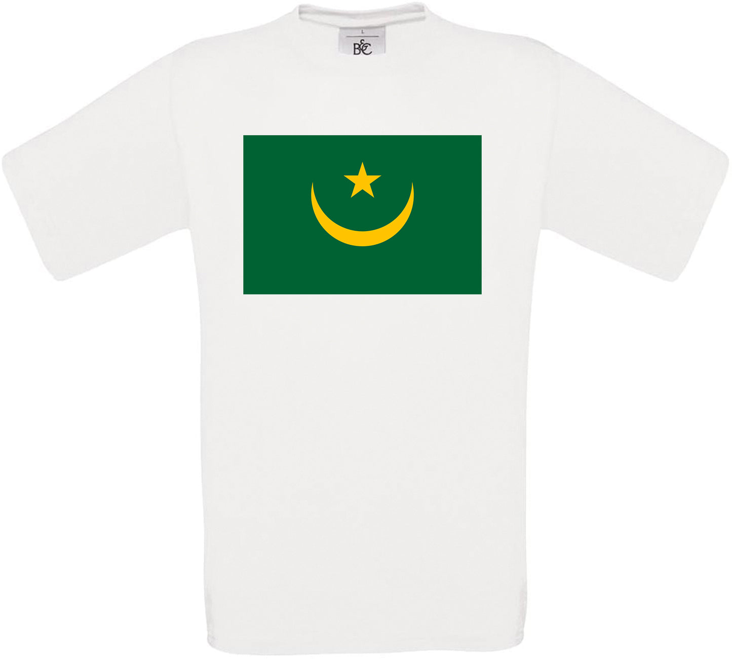 Mauritius Standard Flag Crew Neck T-Shirt