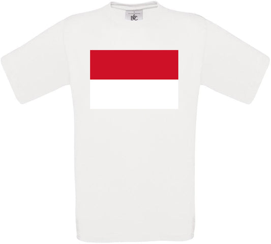 Montenegro Standard Flag Crew Neck T-Shirt