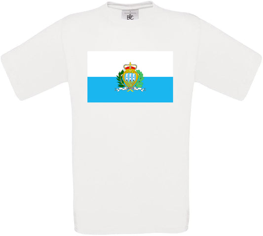 Sao Tome and Principe Standard Flag Crew Neck T-Shirt