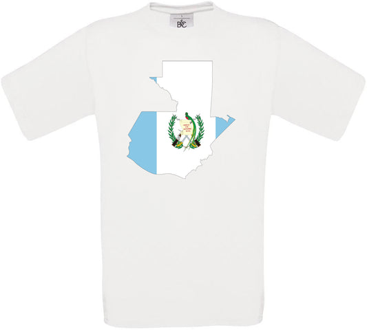 Guatemala Country Flag Crew Neck T-Shirt