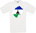 Lesotho Country Flag Crew Neck T-Shirt