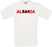 Albania Country Name Flag Crew Neck T-Shirt